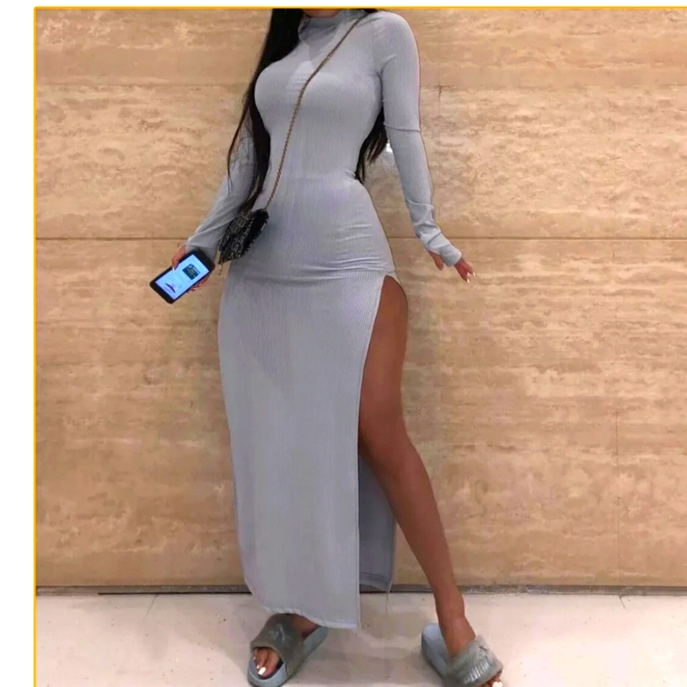 Long Sleeve Mock Dress